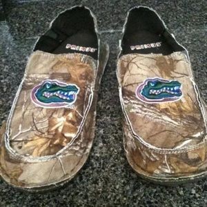 Florida University Mens Camo Moccasins